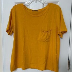 Zara yellow tee